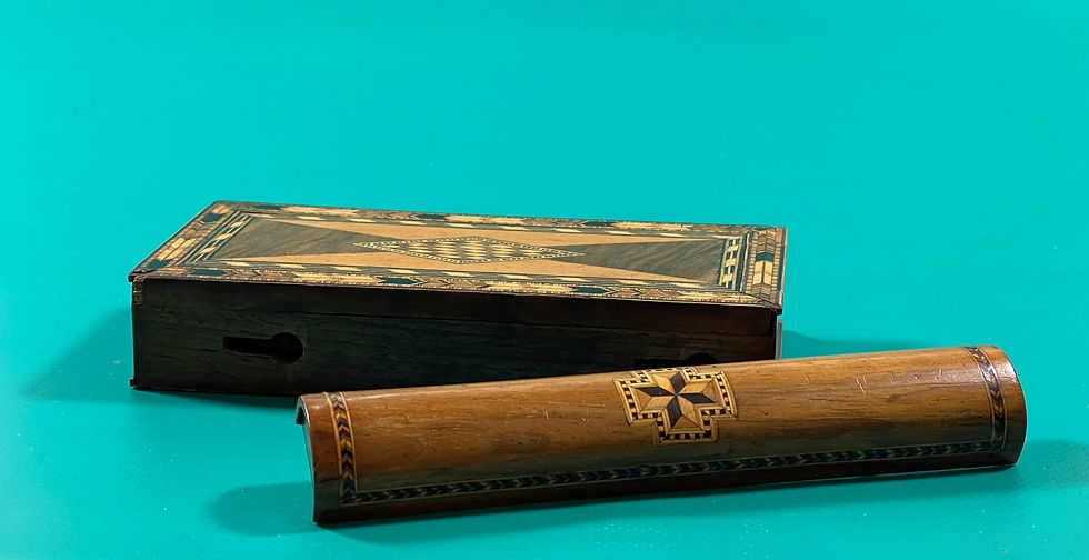 Thumbnail: antique treen puzzle book box for sale opus antiques uk