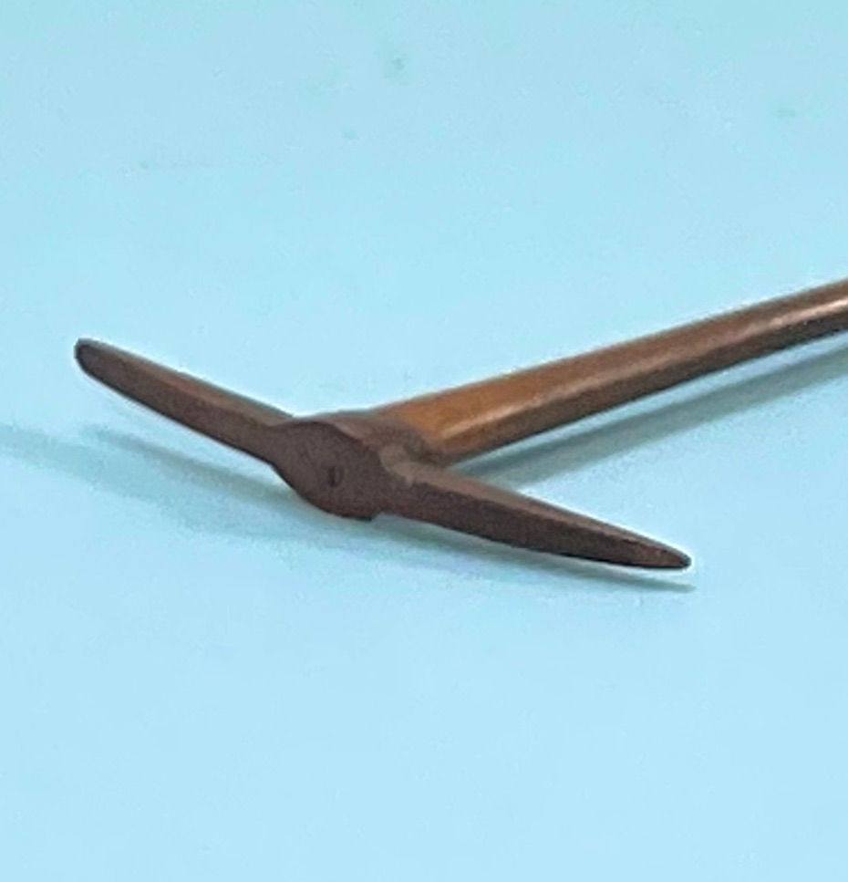Thumbnail: Antique Treen Miniature Pick Axe