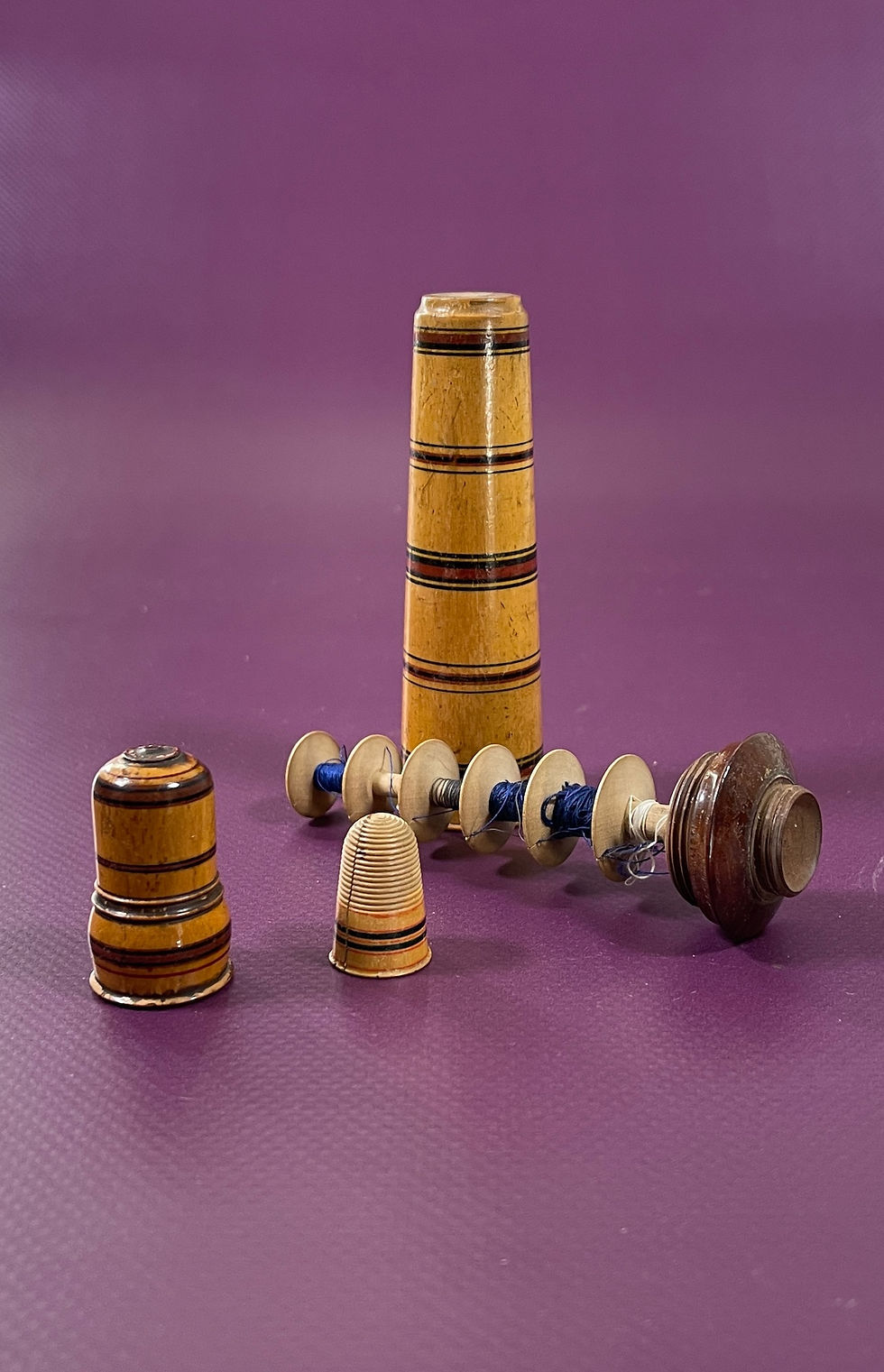 Thumbnail: antique treen tunbridge ware for sale opus antiques uk