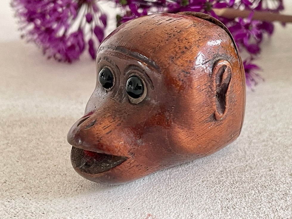 Thumbnail: antique monkey shape snuff box for sale opus antiques