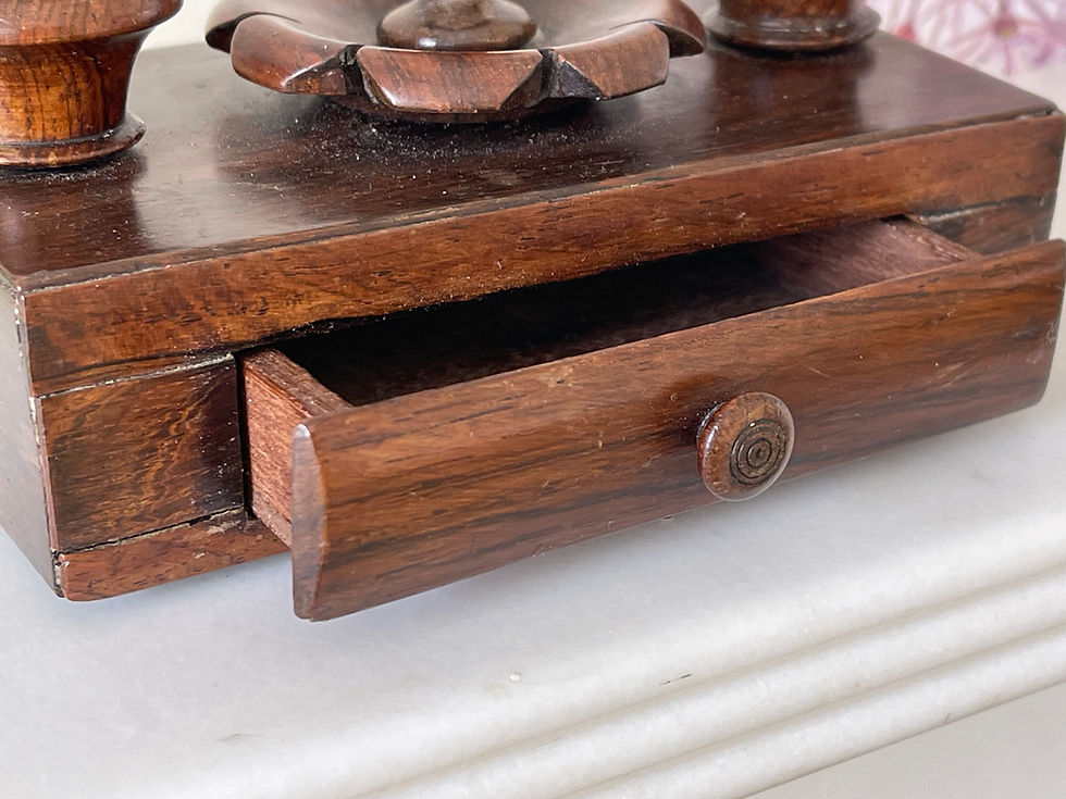 Thumbnail: antique treen sewing companion for sale opus antiques