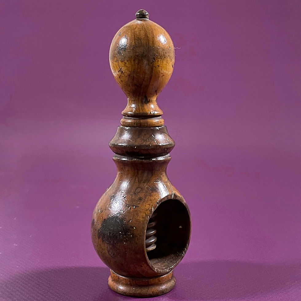 Antique English Treen Nutcracker