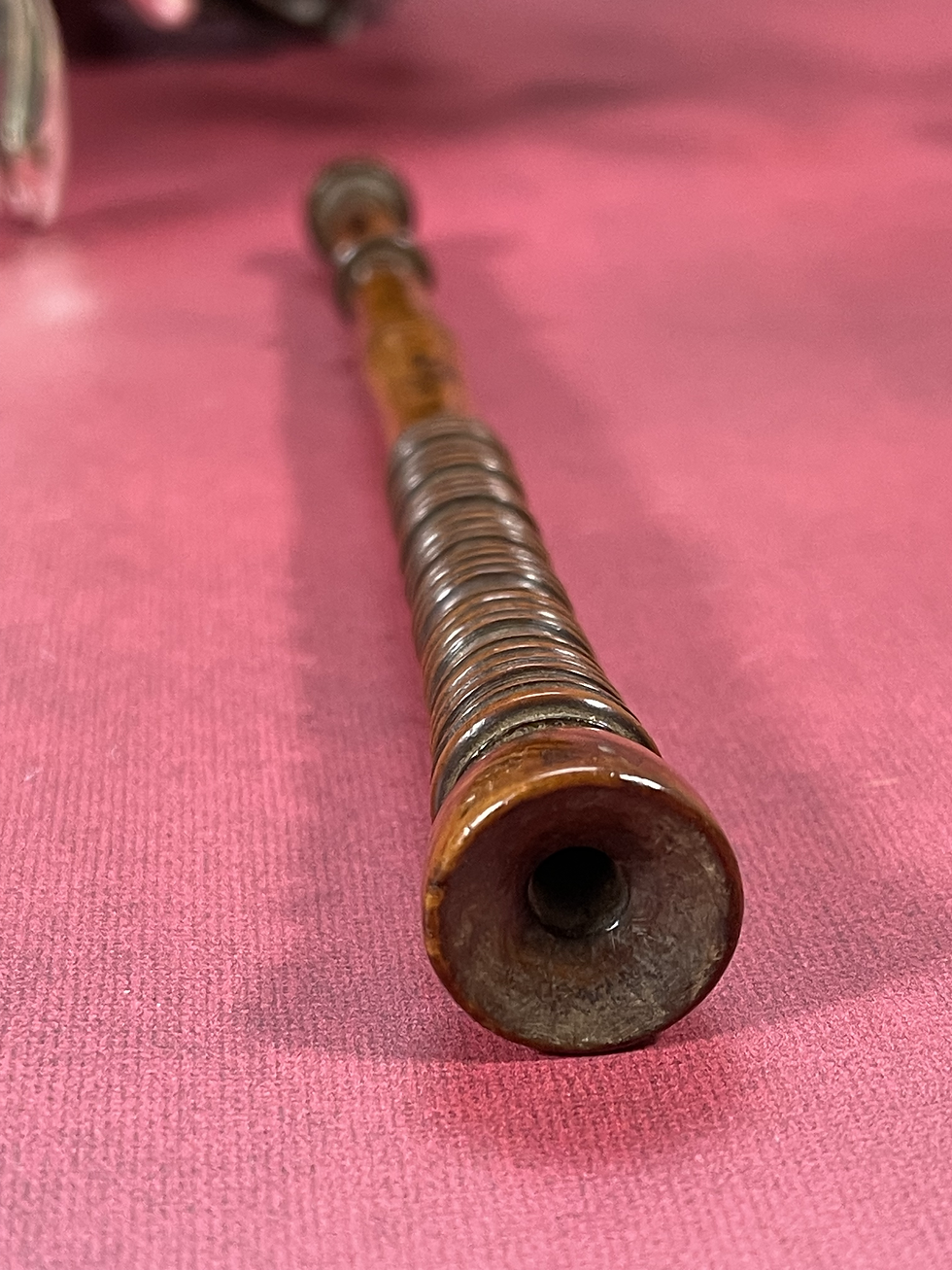 Thumbnail: antique treen knitting sheath for sale opus antiques uk