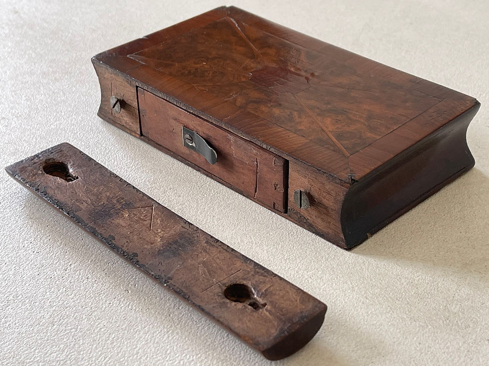 Thumbnail: antique treen puzzle book box for sale opus antiques uk