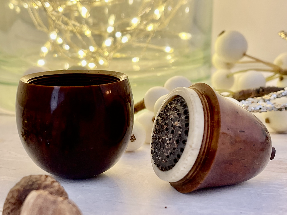 Thumbnail: Antique Nutmeg Grater - in the shape of a pear