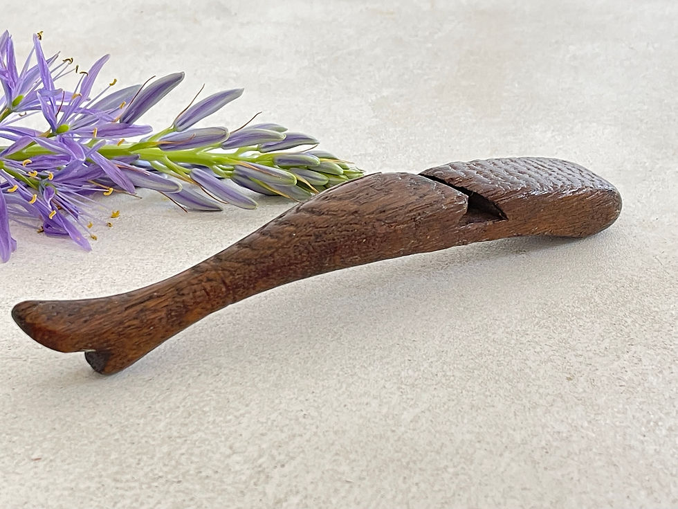 antique treen leg knitting sheath for sale opus antiques