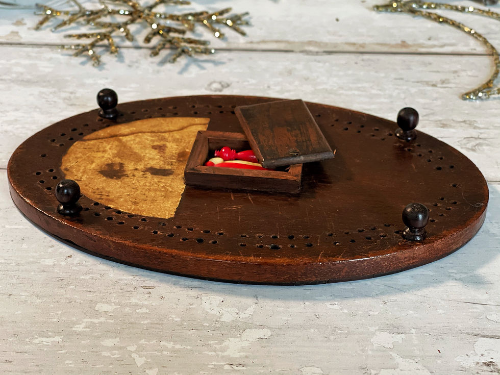 Thumbnail: A Georgian Cribbage Board & Peg Box