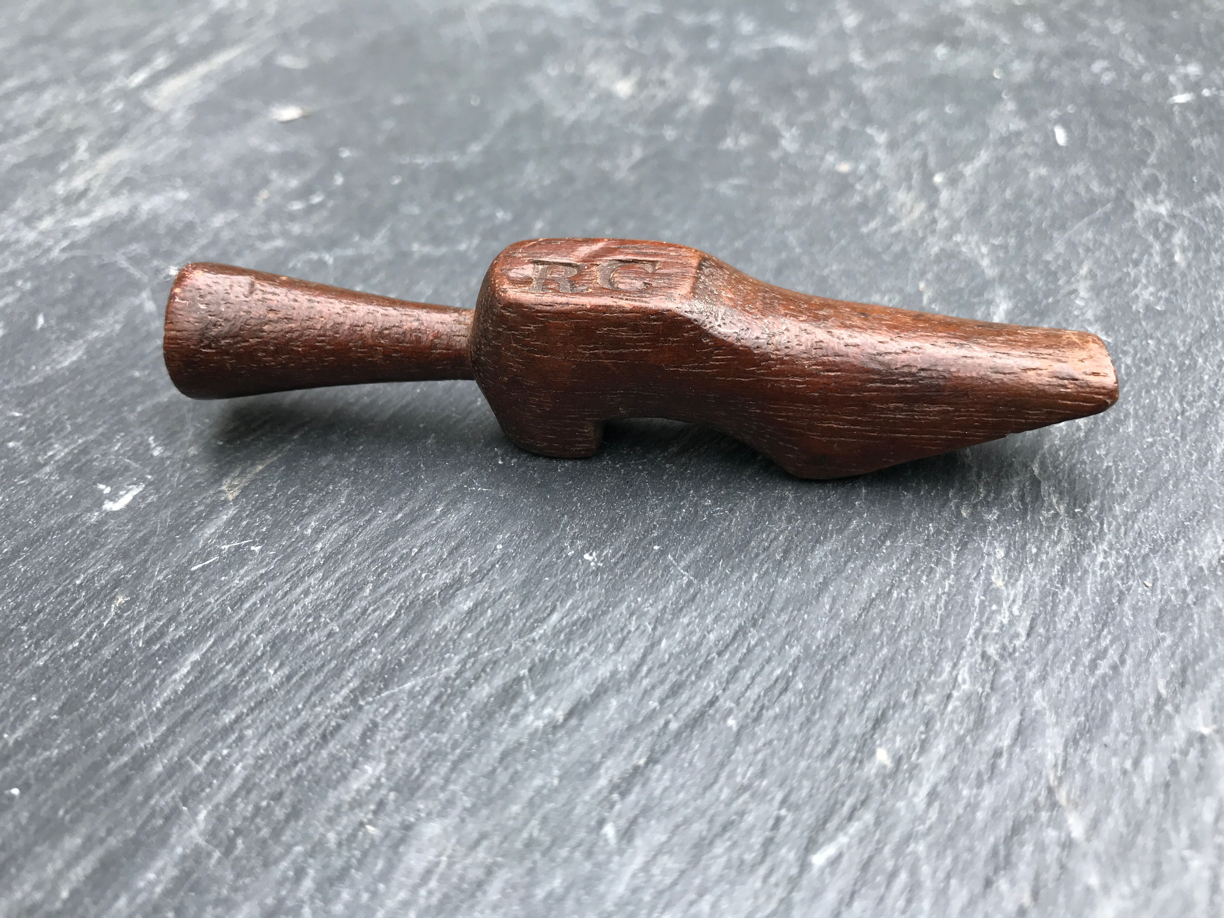Antique Treen Pipe Tamper