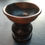 Thumbnail: A Small Antique Lignum Vitae Pounce Pot
