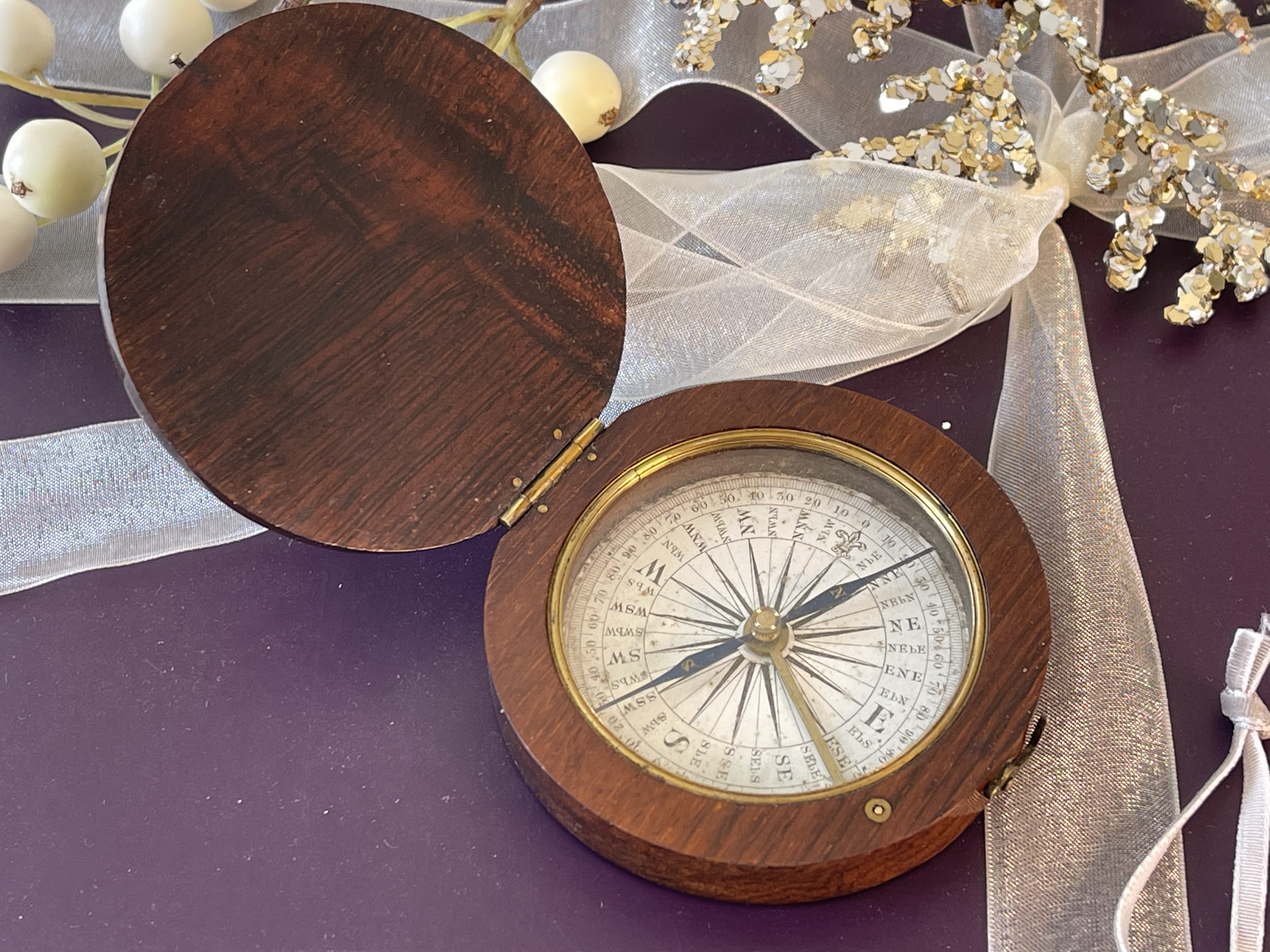 Antique Circular Explorer's Compass