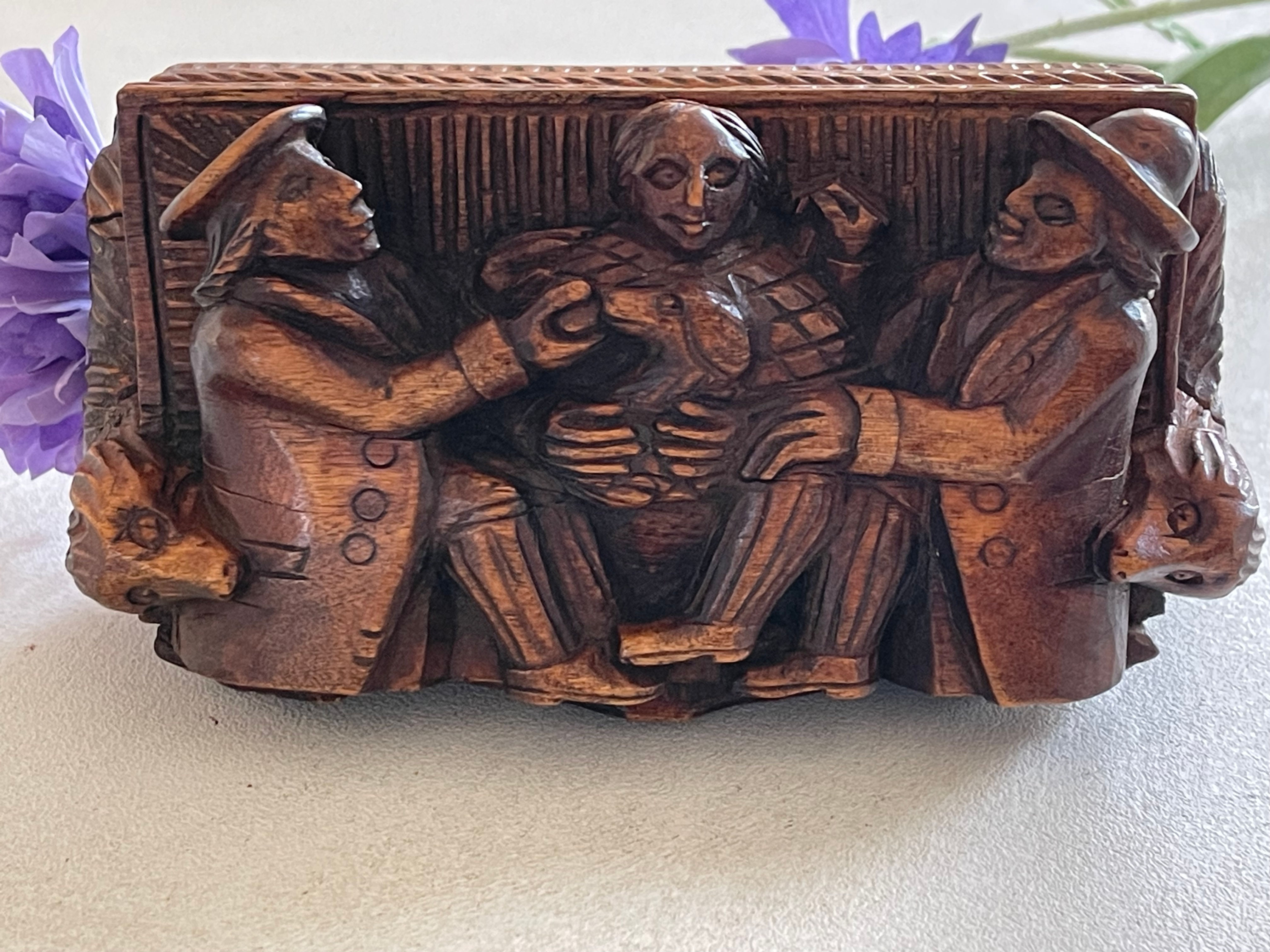 antique treen snuff box for sale opus antiques