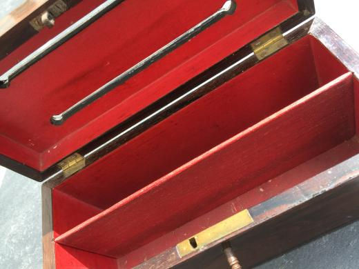 Thumbnail: A 19th Century Rosewood Antique Stationery box