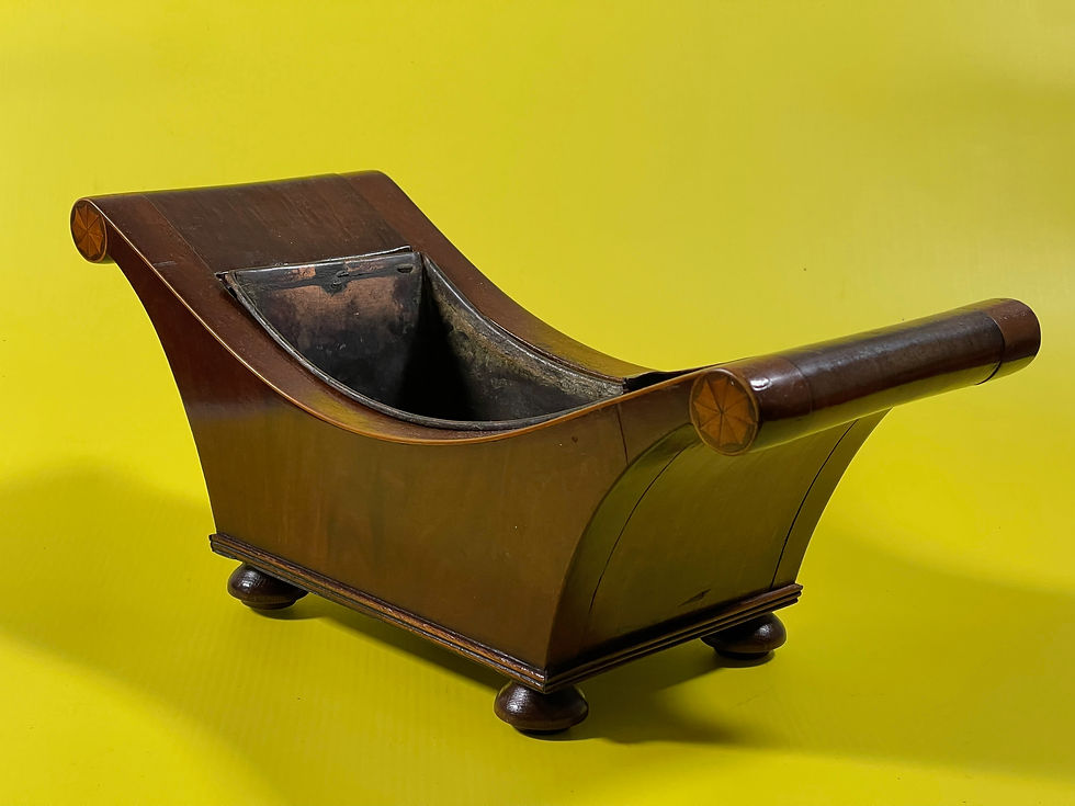 Antique Mahogany Planter - small size