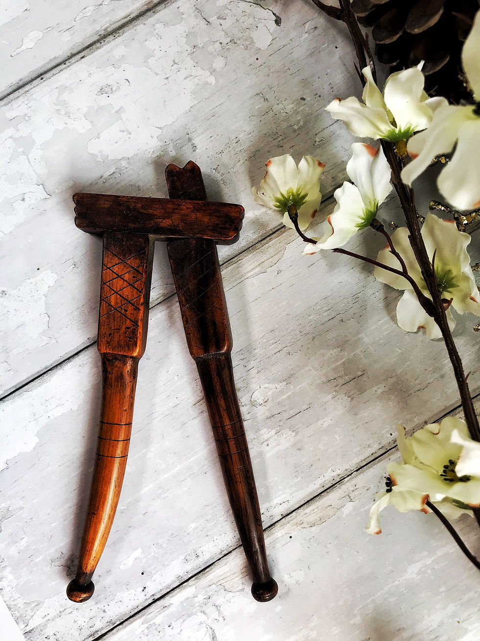 Thumbnail: An Antique English Lever Nutcracker dated 1730