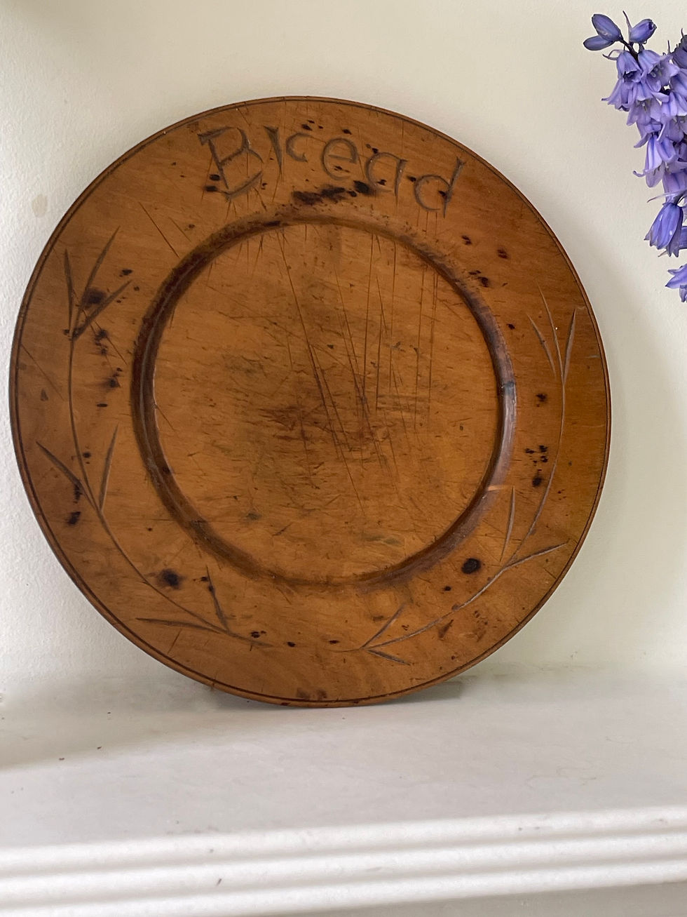 Thumbnail: antique treen bread board for sale opus antiques