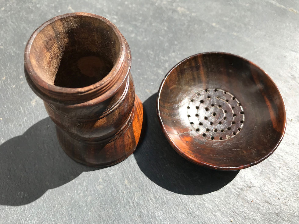 Thumbnail: A Rare English Double Opening Pounce Pot