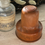 Thumbnail: Antique Boxwood Bottle case & Bottle with label