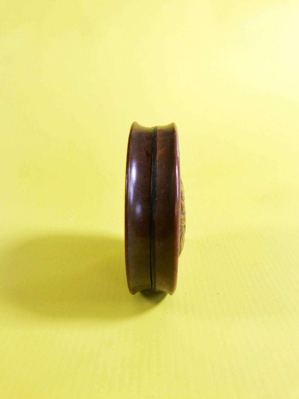 Thumbnail: Antique Pressed Wood Snuff Box - Augustus