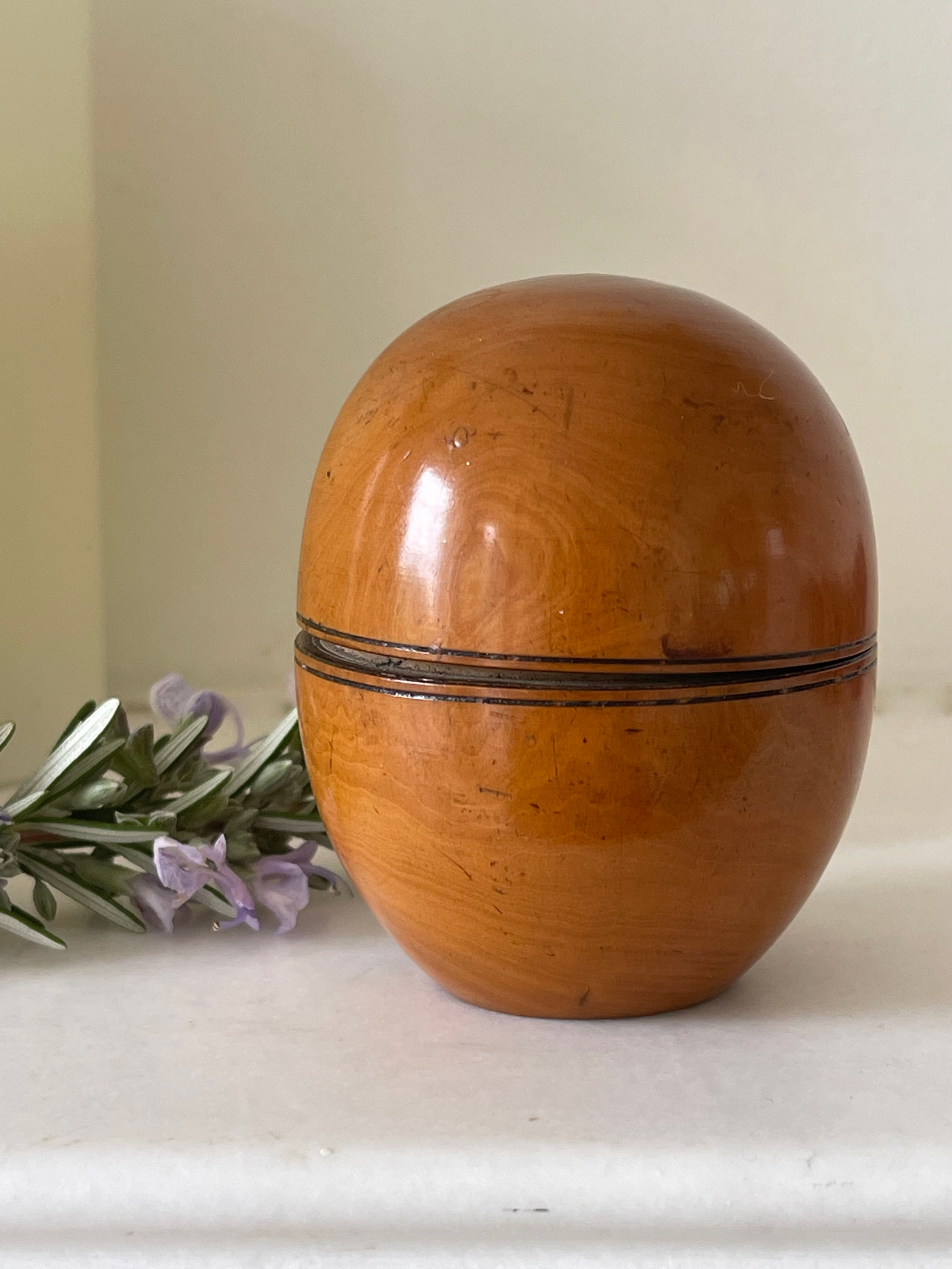 antique treen pill silverer for sale opus antiques