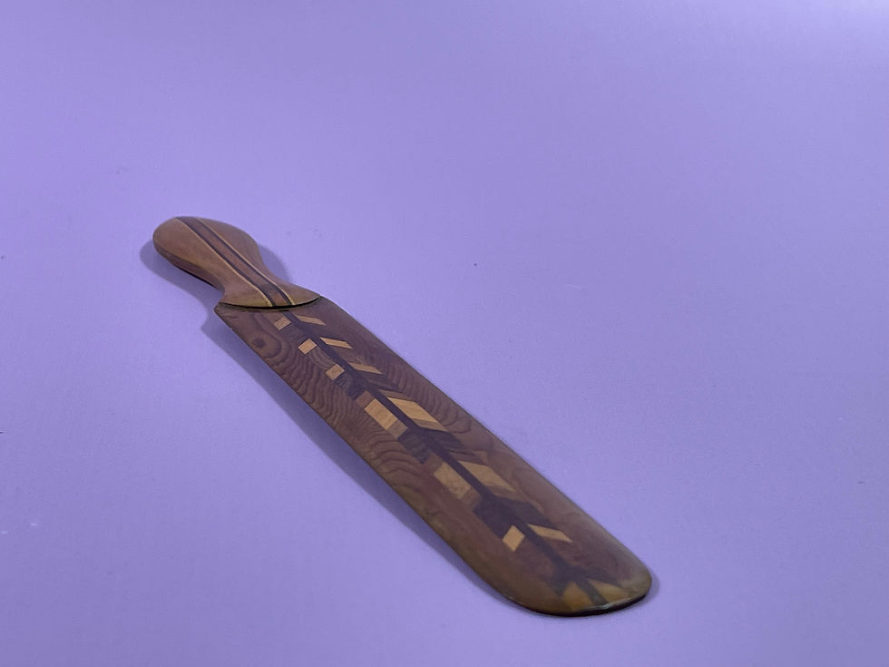 Thumbnail: An Antique Treen Letter Opener/ Book Mark