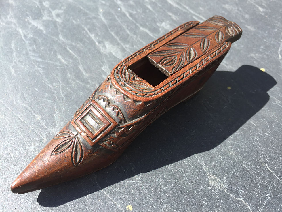 Thumbnail: Antique Snuff Shoe - prisoner of war