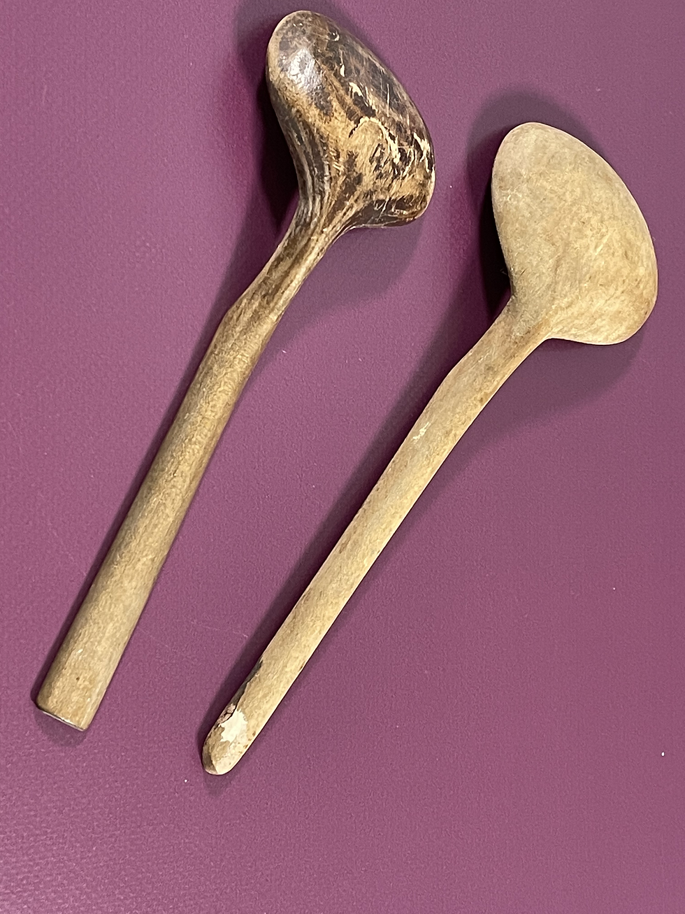 Thumbnail: Antique Welsh Cawl Spoons - priced separately