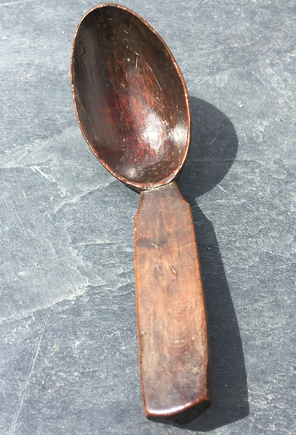 Thumbnail: An Antique Treen Spoon - Fabulous Patina