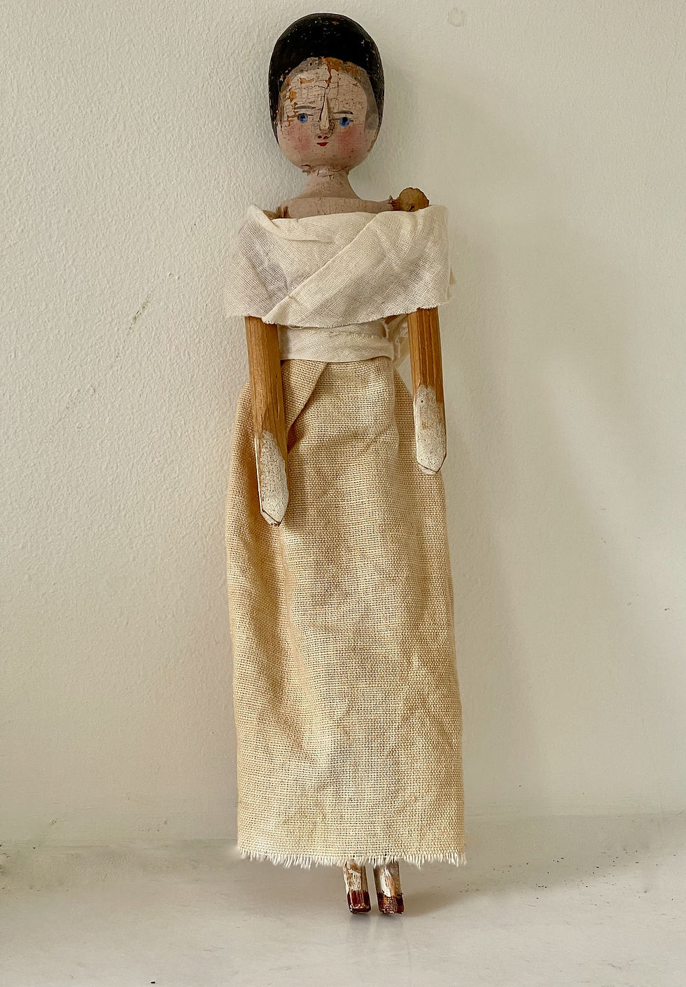 Thumbnail: antique treen doll for sale opus antiques uk