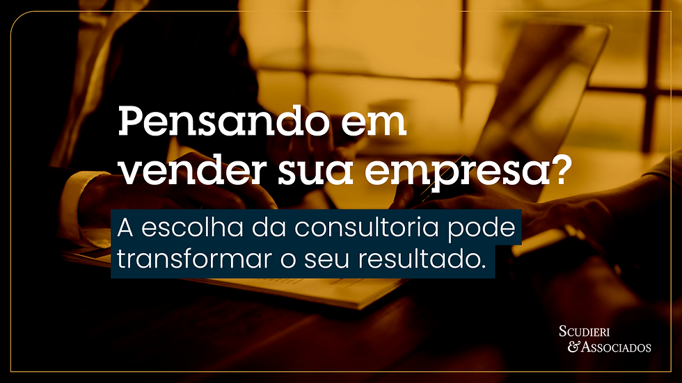 Pensando em vender sua empresa?