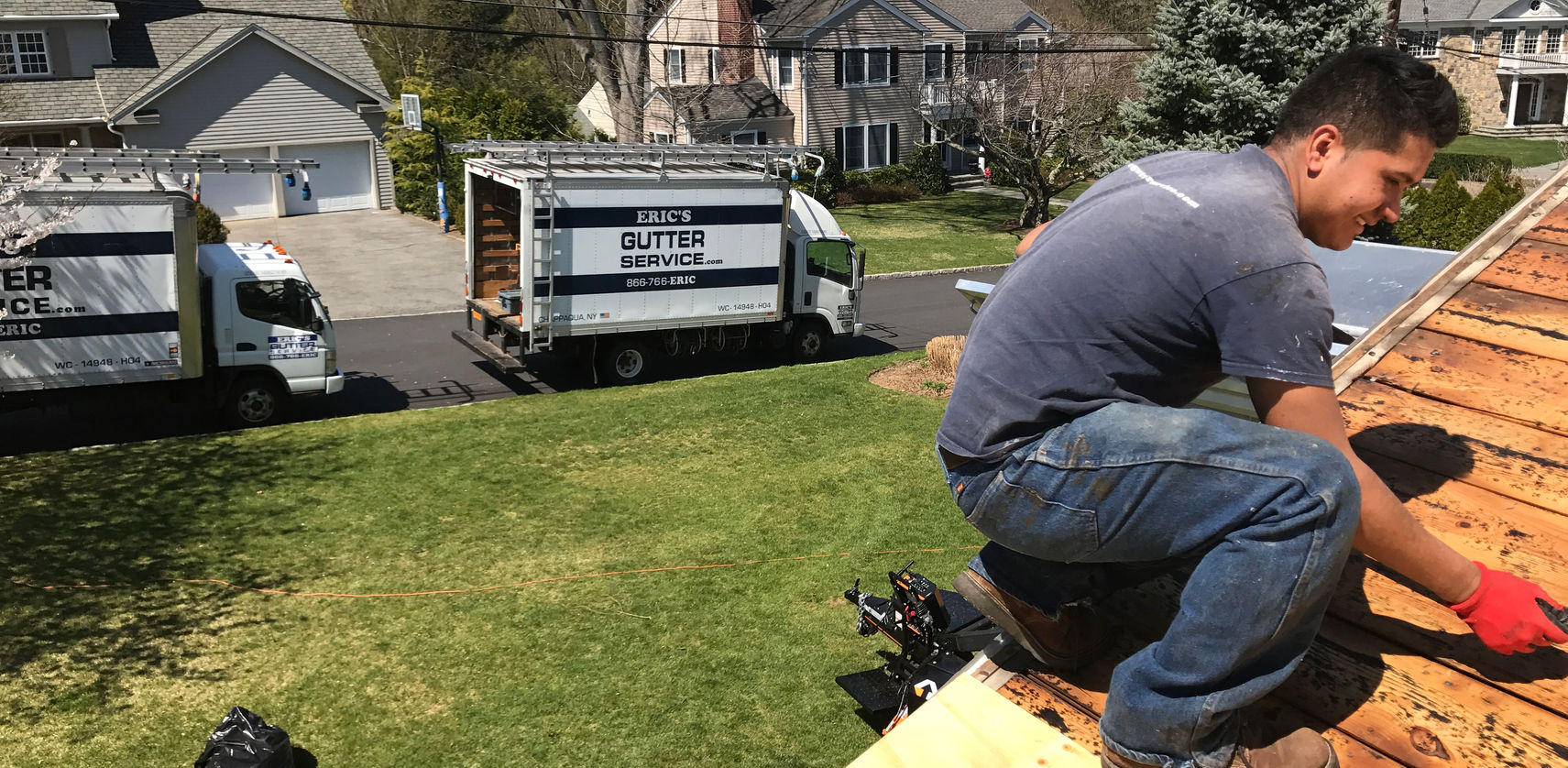 Minor roof repair, Scarsdale, NY