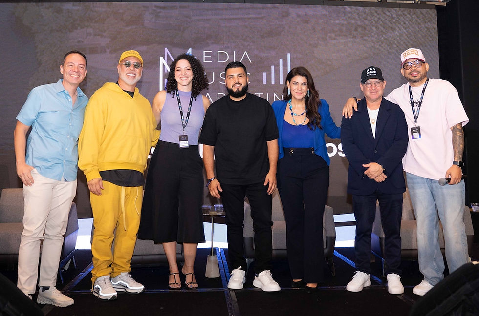 Conferencistas en el Media Music Marketing Summit 2025