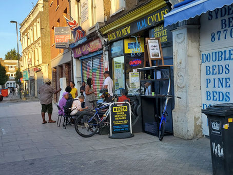 Juice and food event - Outside HM Cycles