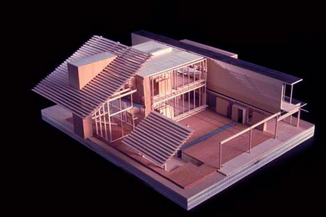 Wood + Plastic. Laser Cut. Model