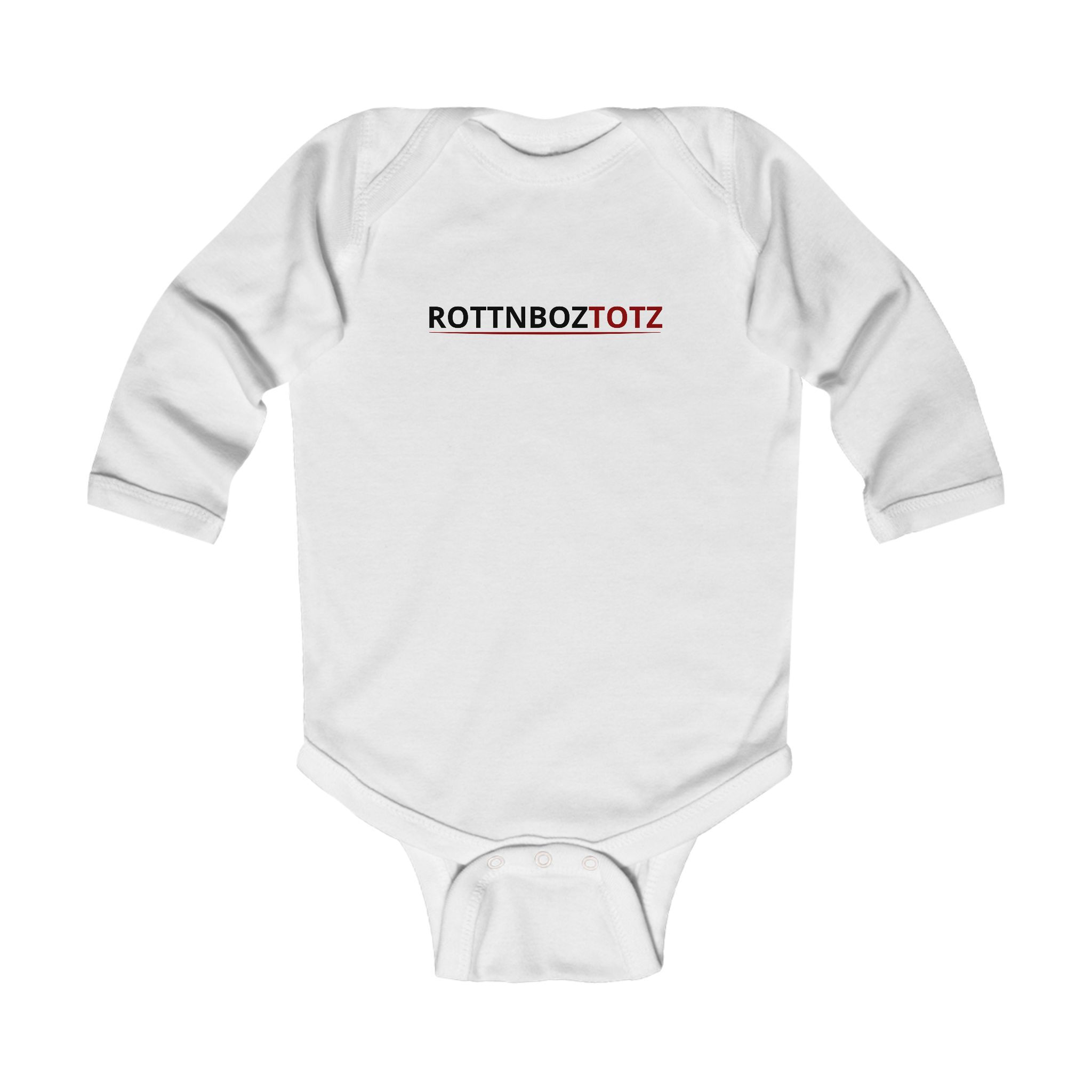 RottnbozTotz Infant Bodysuit | Baby Long Sleeve Onesie | Soft Baby Apparel