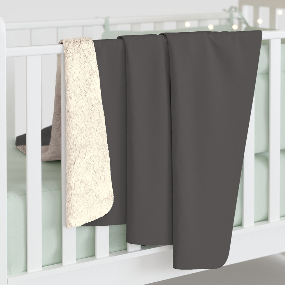 Thumbnail: Sherpa Blanket — "Power in Proof" Cozy Fleece Throw