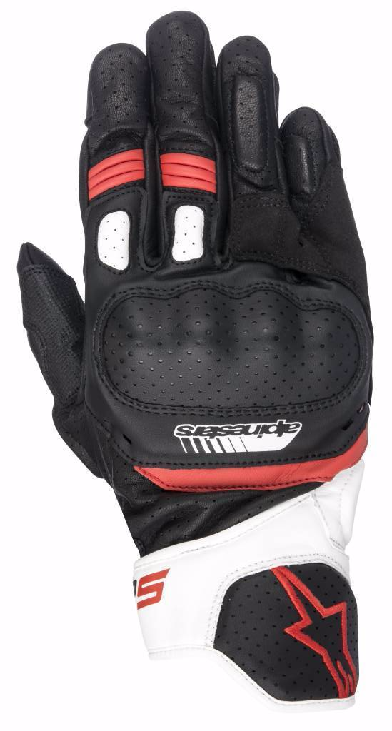 Alpinestars SP-5 Gloves Black/Wht/Red