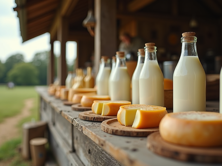 Explore the North Country Farm Trail for Fresh Cows and Goats Milk, and products at Local Farms and Farmstands