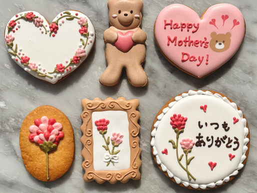 アイシングクッキーレッスンスタート!5月デザイン