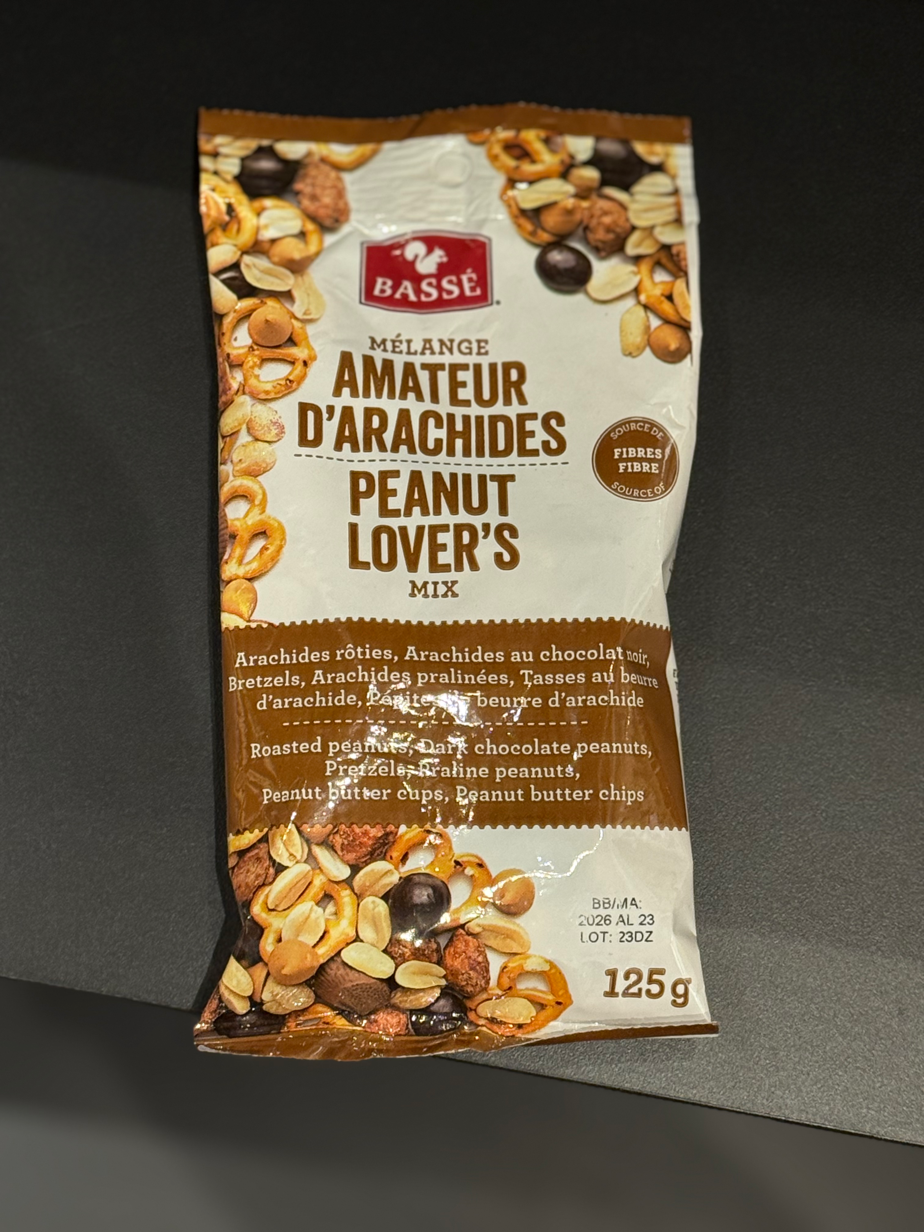 Bassé Peanut Lovers Mix 125g