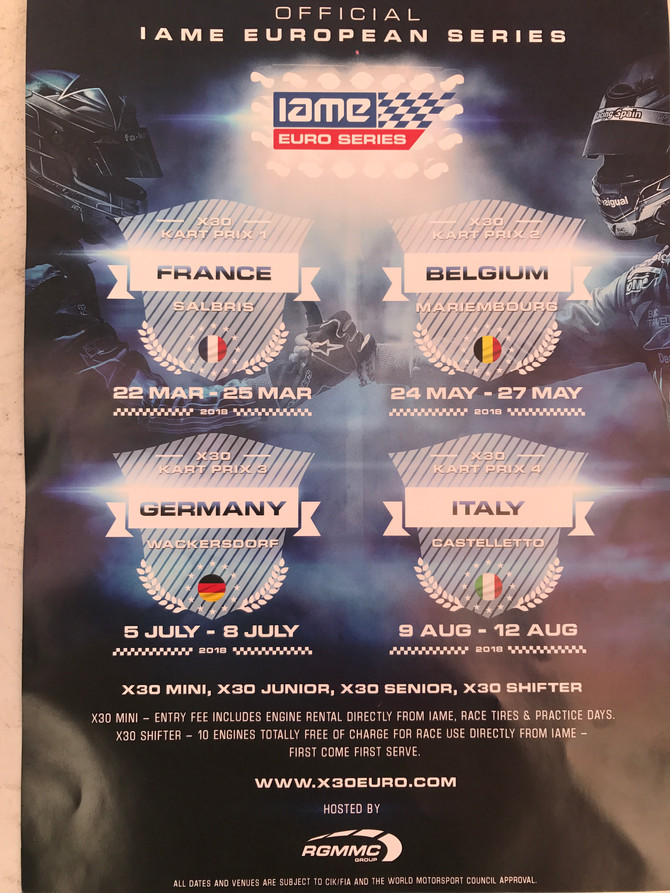IAME Euro Series 2018