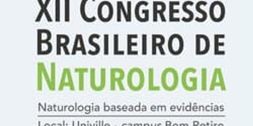 XII Congresso Brasileiro de Naturologia