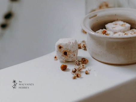 Ricetta bombe da bagno nutrienti con burro di cacao