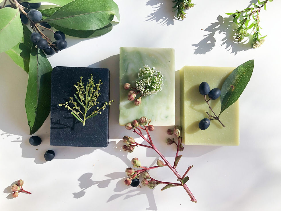 Thumbnail: Men Care Trio Soap Gift Box  (Charcoal, Tea Tree & Eucalyptus, Lemon Myrtle)