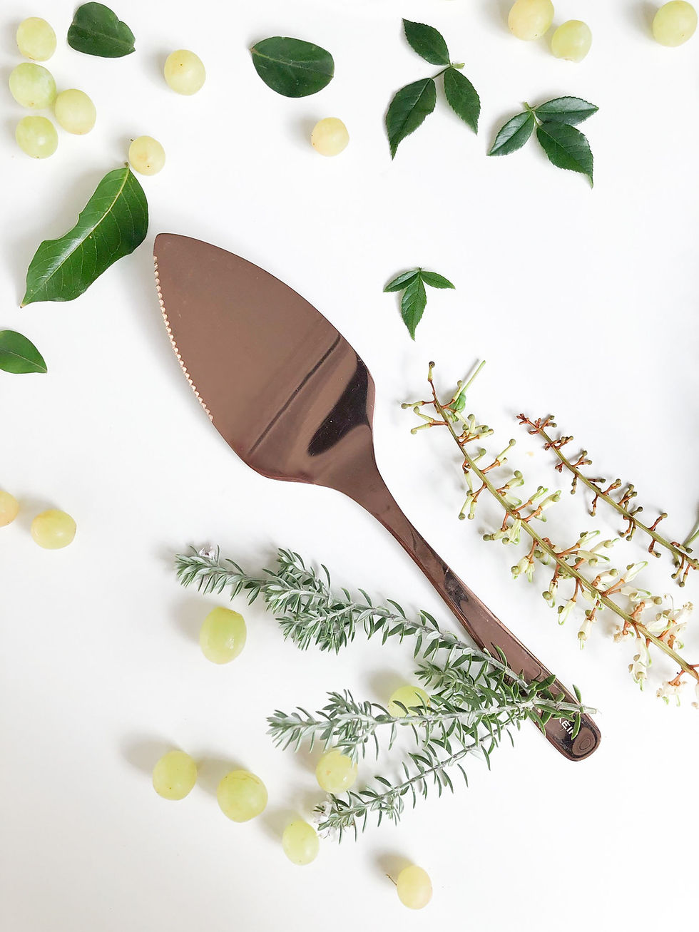 Thumbnail: Cake Server: Stainless Steel Cake Server finished in either Gold or Rose Gold