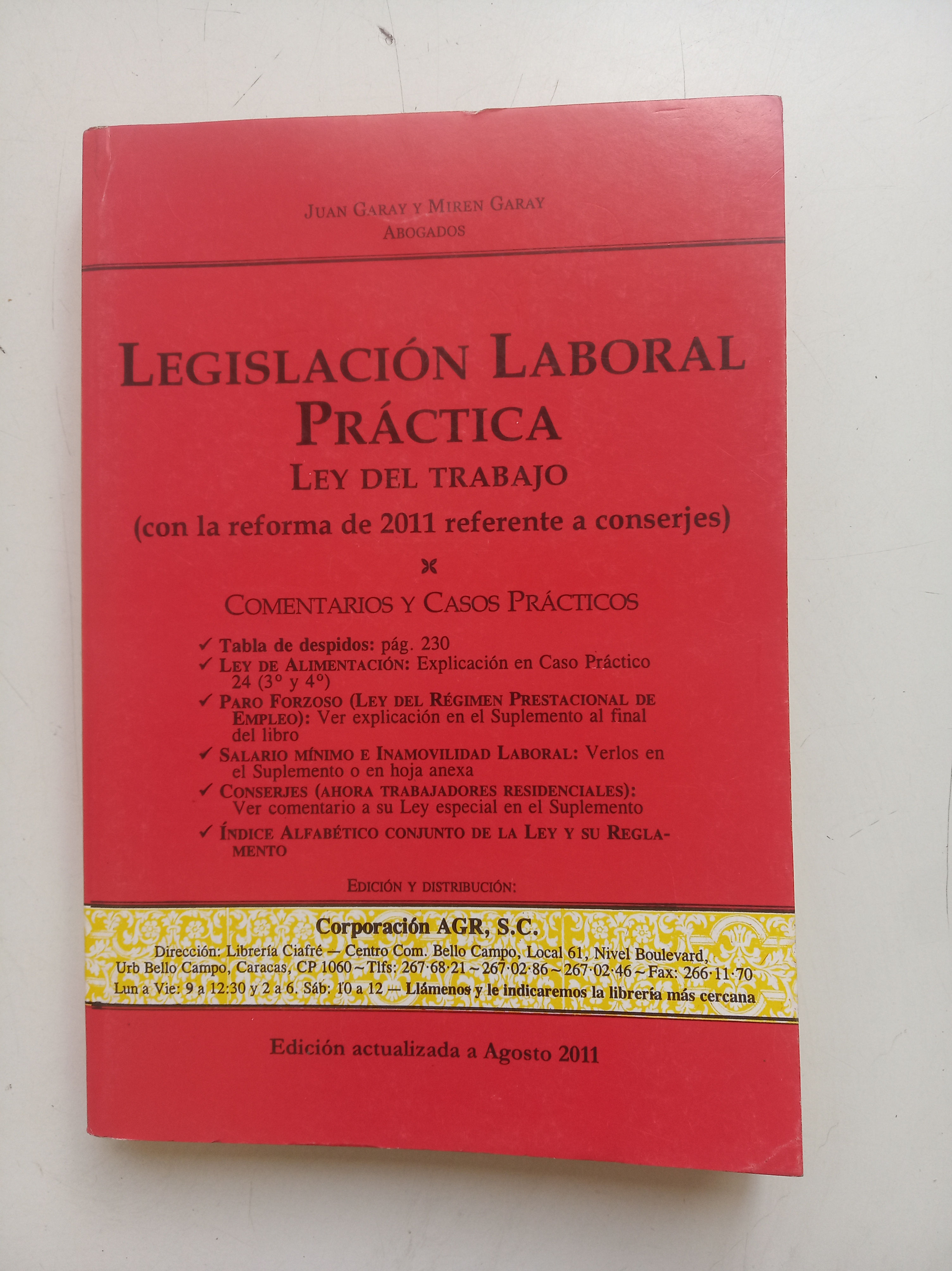 Legislaci�n Laboral Practica - Con la reforma de 2011 referente a conserjes