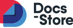 Docs-Store D Logo and text with the name