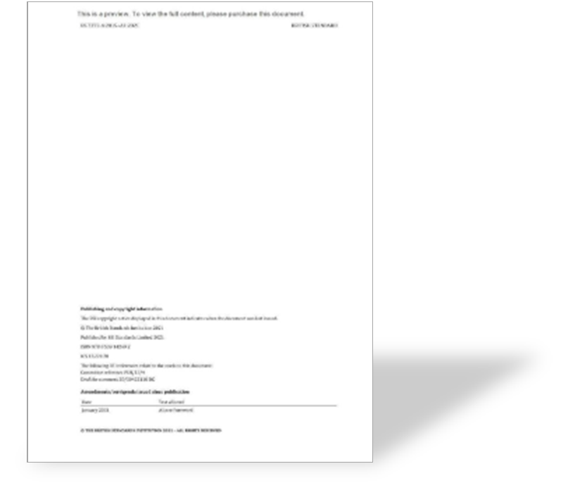 Thumbnail: BSi BS 7273-4:2015+A1:2021 CoP Operation of Fire Protection Measures