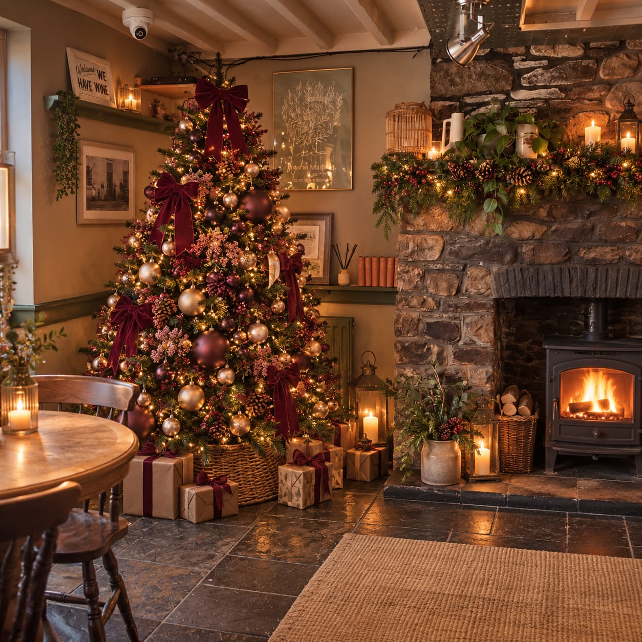 The Lower New Inn at Christmas