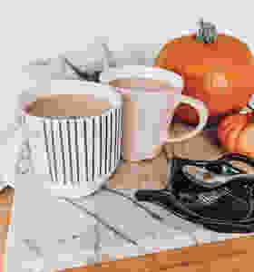 pumpkin cup tea