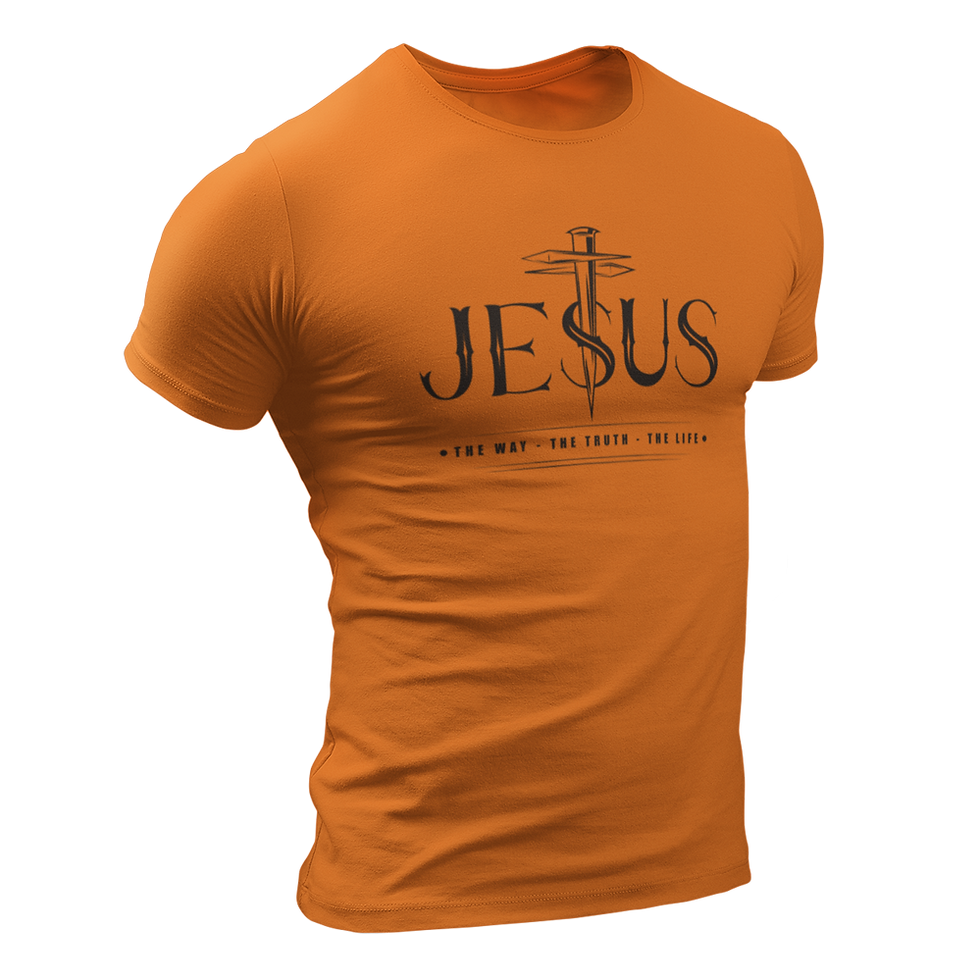 100% Cotton Orange Crew Neck T-Shirt (MRN24-28)